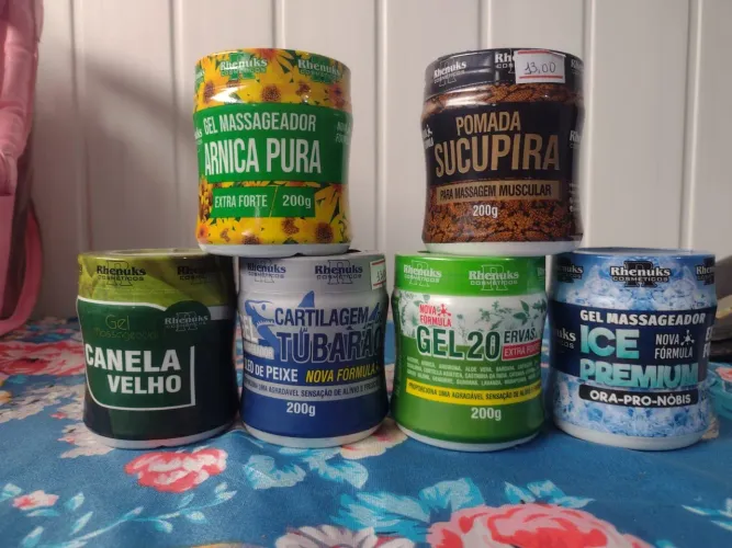 Vendemos produtos de limpeza de pele dores musculares coluna é beleza.