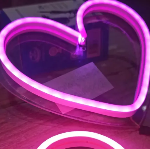SUPER OFERTA QUEIMA DE COLEÇÃO Luminoso Led neon Coração 