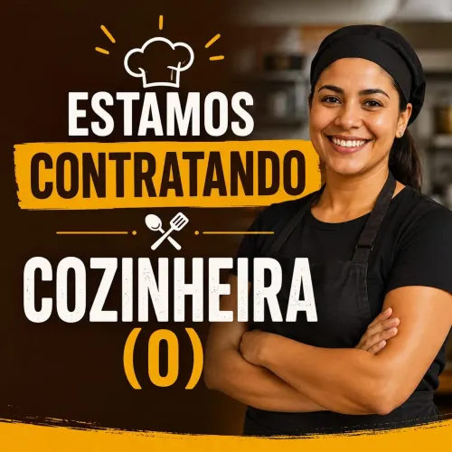Contrata-se cozinheira (o)