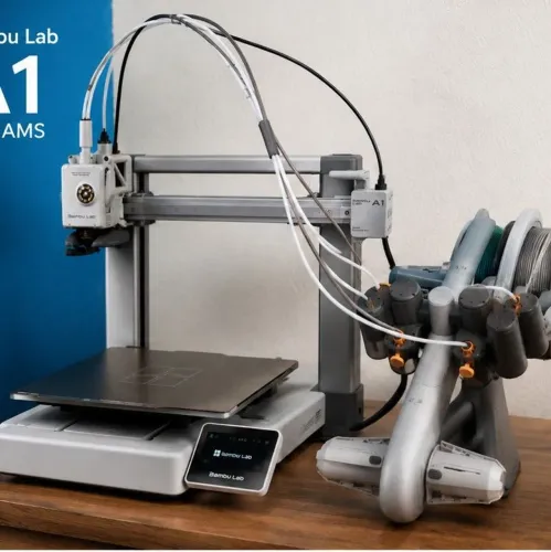 Bambu Lab A1 comboAMS 4 meses +- 15 PLA fechados+Placa fria Cooplate + placa texturizada