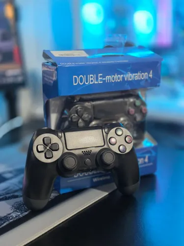 Controle Sem Fio PS4 / PC Double-Motor Vibration 4 - Novo Na Caixa