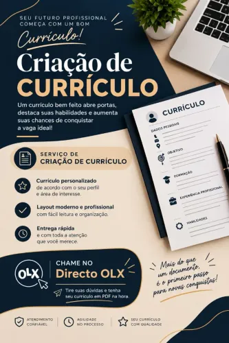 Currículo em PDF - 8,00 (leia a descrição)