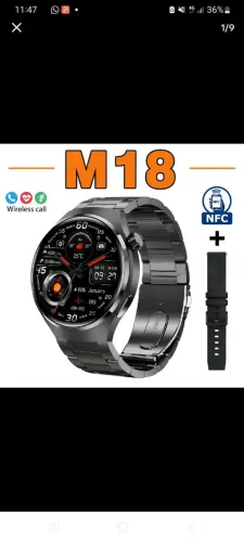 Smartwatch M18 - Digital - Novo
