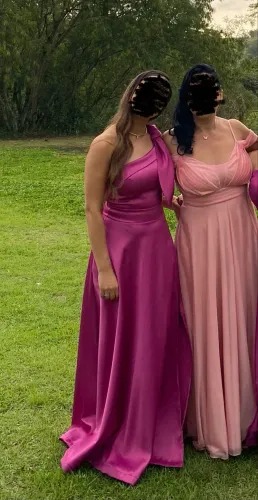 Vestidos Fúcsia Femininos - Ótimo Estado 