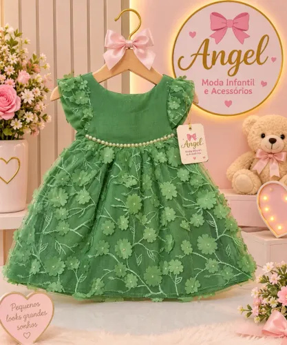 Vestido bebê 1 ano