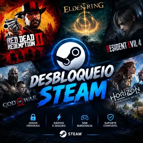 Desbloqueie sua steam 