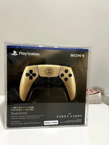 Controle PS5 DualSense 007 First Light Limited Edition- Lacrado + Caixa de Acrílico