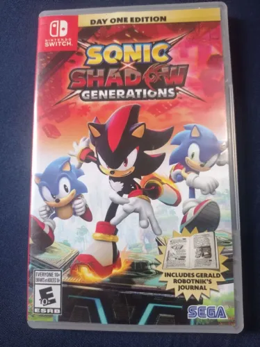 Jogo Sonic x Shadow Generations para Nintendo switch semi novo 