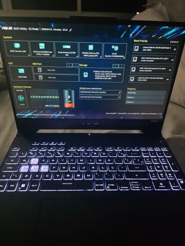 Asus TUF F15 / I7 13° / RTX 4050 / 32 Gb