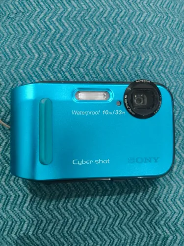 Câmera digital cyber-shot waterproof 10m/33ft aprova d'água