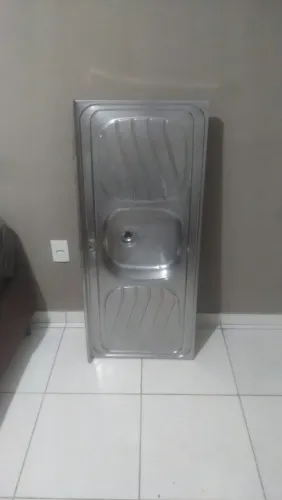 Pia de cimento tamanho padrão
