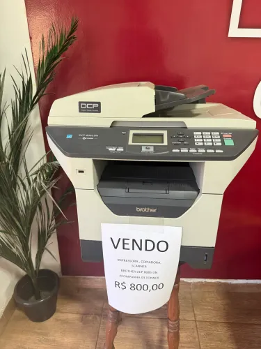 Impressora, copiadora scanner brother dcp8085 DN acompanha 03 tonner
