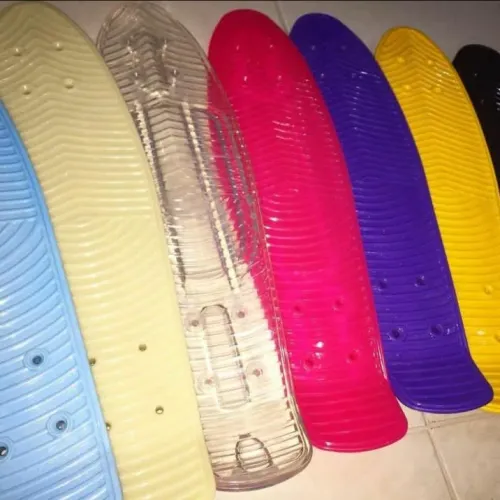 Lote com 15 shapes de skate cruiser