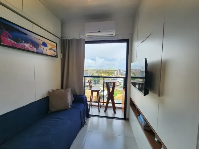 Studio Mobiliado E Vista Mar Em 17M² E Vaga Rotativas Em Piatã. 1JJAOCJ