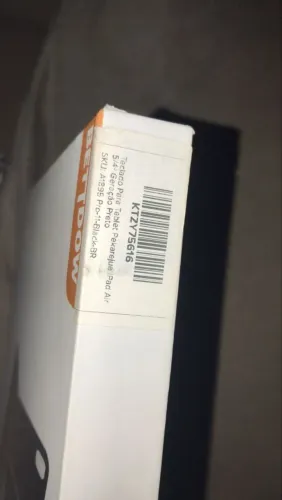 Teclado para tablet pekarejue ipad air 5/4 geração preto