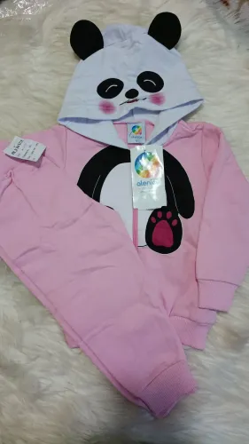 Conjunto moletom infantil inverno menina