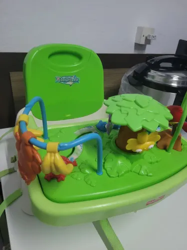 Cadeirinha de comida fisherprice