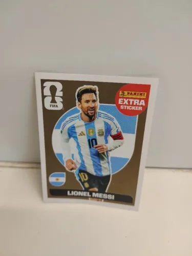 Figurinha Messi Ouro 2026