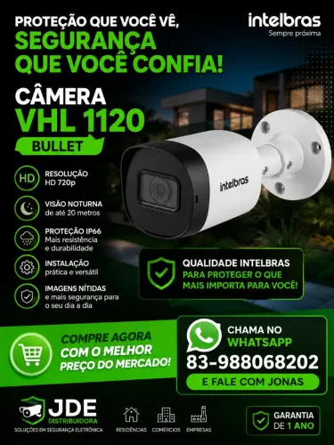 CÂMERA VHL 1120 DA INTELBRAS 