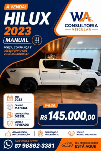 Toyota Hilux CD 4X4 2.8 Diesel Mec. 2023