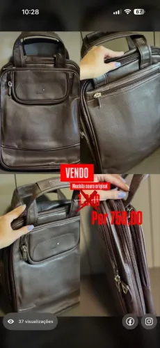 Mochila couro original