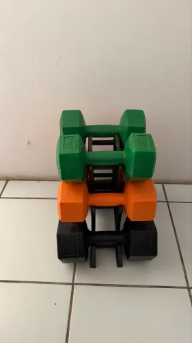 Vendo conjunto de halteres emborrachados!