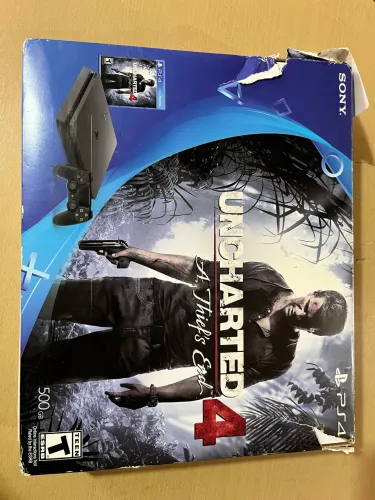 PlayStation 4 (PS4) Slim, 1TB, Kit Completo e Original 