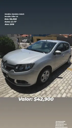 Renault Sandero Vibe Flex 1.0 12V 5P 2018