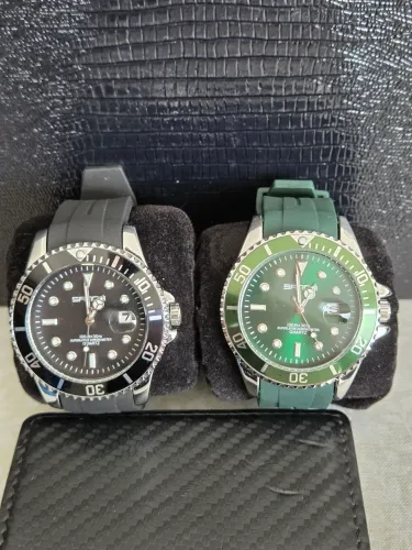 Relógios Diver Sanda Preto e Verde