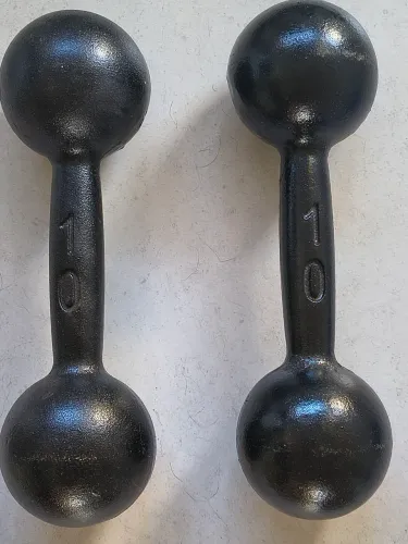 Halter e anilha para academia