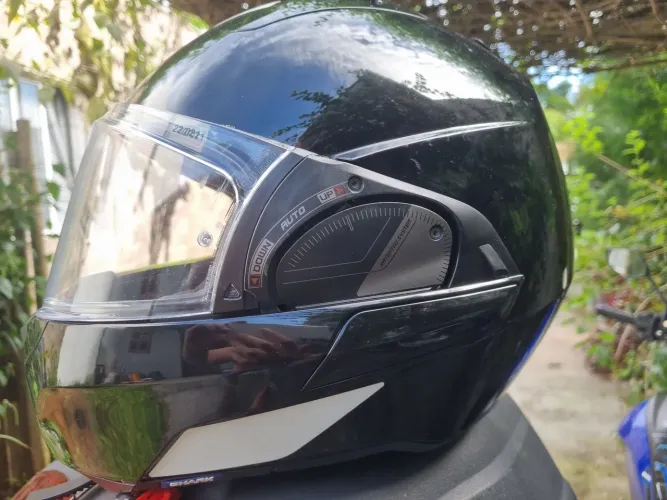 Capacete Para Moto Shark Evo Es Articulado Escamoteável Número 58 Semi Novo