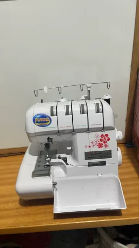 Máquina Overlock Doméstica Ss-320 Mecânica Branca - Sun Special