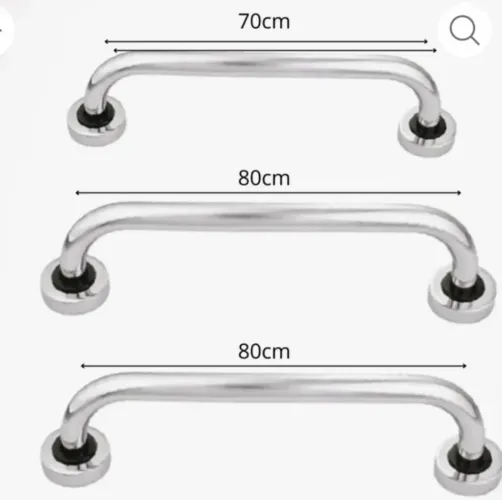 Vendo 3 barras de aço inox para banheiro acessível