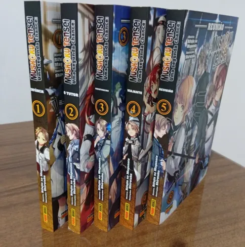 Kit Mushoku Tensei (Light Novel) Vols. 1 a 5