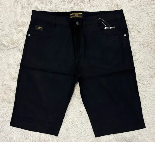 Bermuda Masculina 36 ao 54 Preta