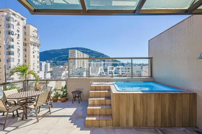 Cobertura com 3 dormitórios para alugar, 192 m² por R$ 27.620,00/mês - Flamengo - Rio de J