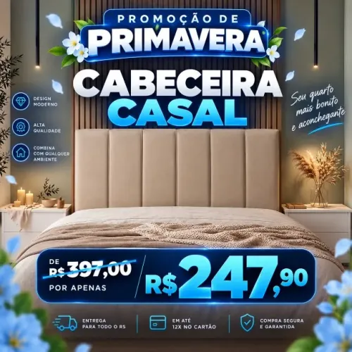 Cabeceira Casal Alicia - Promoção R$247