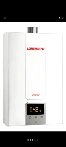 aquecedor a gás natural Lorenzetti 15 litros 