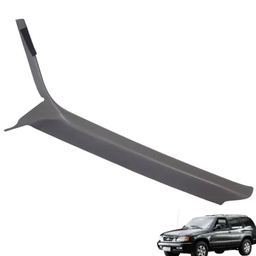 Moldura Coluna Parabrisa Esquerdo Chevrolet Blazer 1997 Cinza Cinza