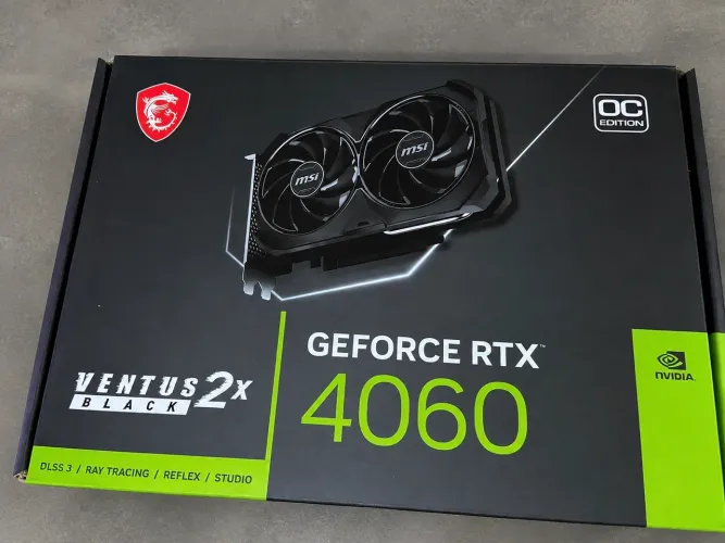Placa de video RTX 4060 ventus 2x black msi 8gb