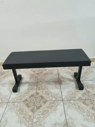 Banco Musculação Reto 90x30cm 300kg Preto