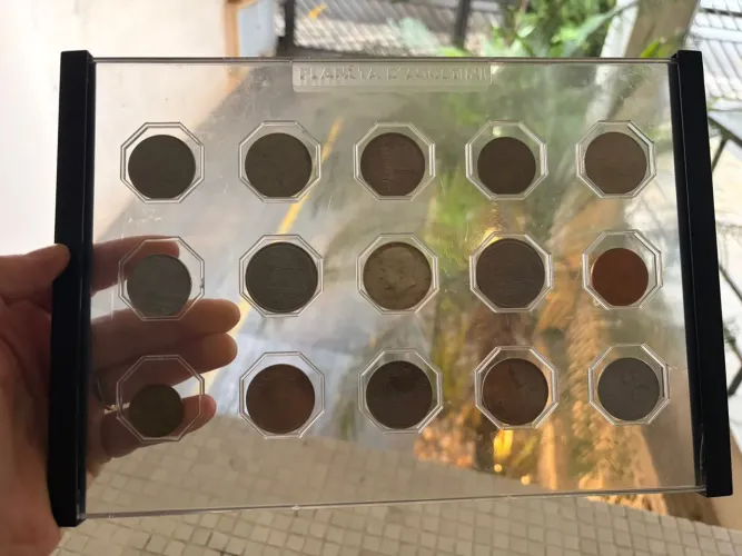 Moedas antigas.