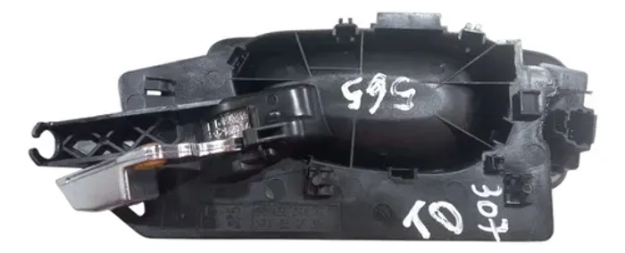 Macaneta Interna Traseira Lado Direito Peugeot 307 2008 2012 Prateado Traseira