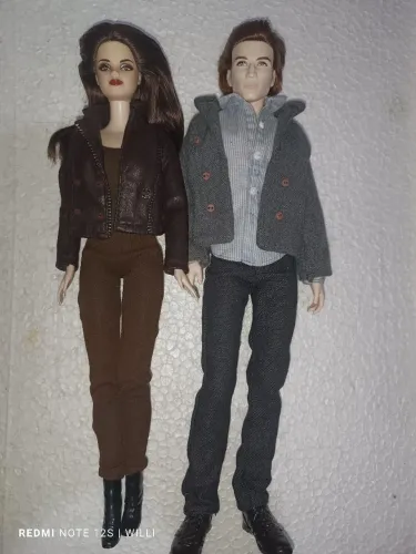 Bonecos Barbie crepúsculo Bella e Edward Twilight