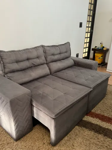 Sofá retrátil higienizado