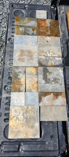 Revestimento pedra ardósia mosaico