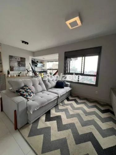 Apartamento 76 m² com 2 suítes, 2 vagas e varanda gourmet em Vila Gilda, Santo André