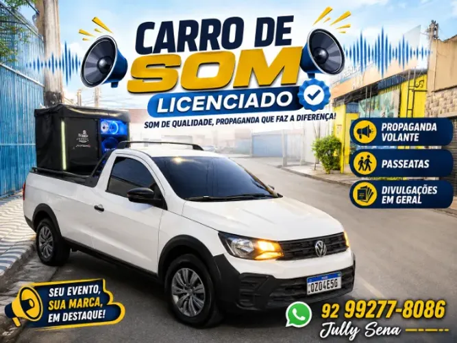 CARRO DE SOM - Licenciado