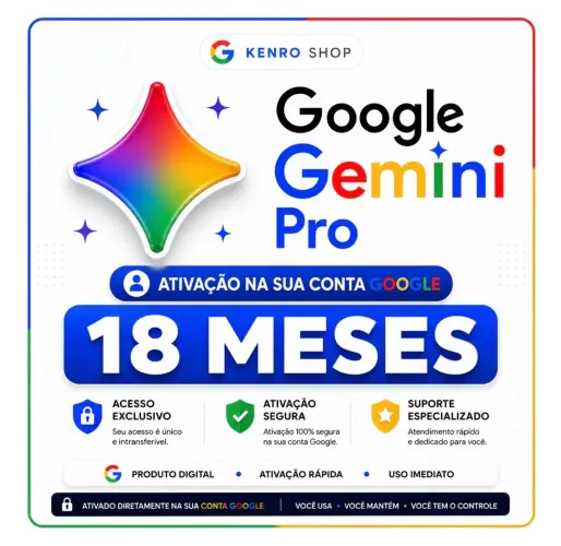 Google Ai Pro - Gemini Ai - 18 Meses