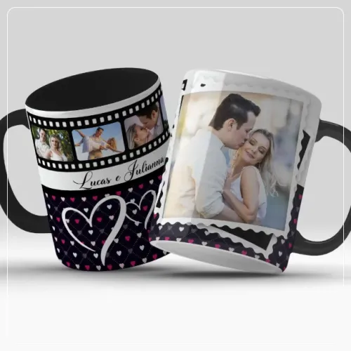 Caneca Personalizada com Foto e Nome 350ml
